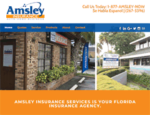 Tablet Screenshot of amsleyinsurance.com